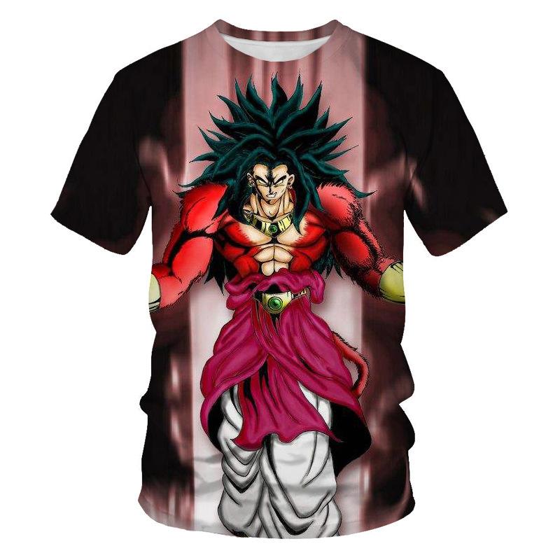Anime Dragon Ball Goku Print T Shirts Cartoon Shirt Summer Breathable T-shirt And Comfortable T-shirts Mens Clothes Tops