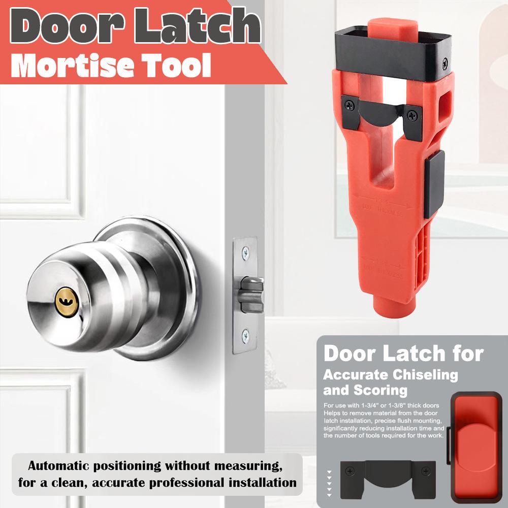 Professional Mortise Door Latch Tool Kit - Essential for Easy Material Removal and Latch Installation