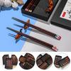 4 Pair Japanese Natural Wood Chopsticks Set Noodles Sushi Chopsticks With Chopsticks Rack Reusable Chinese Tableware Gift Box