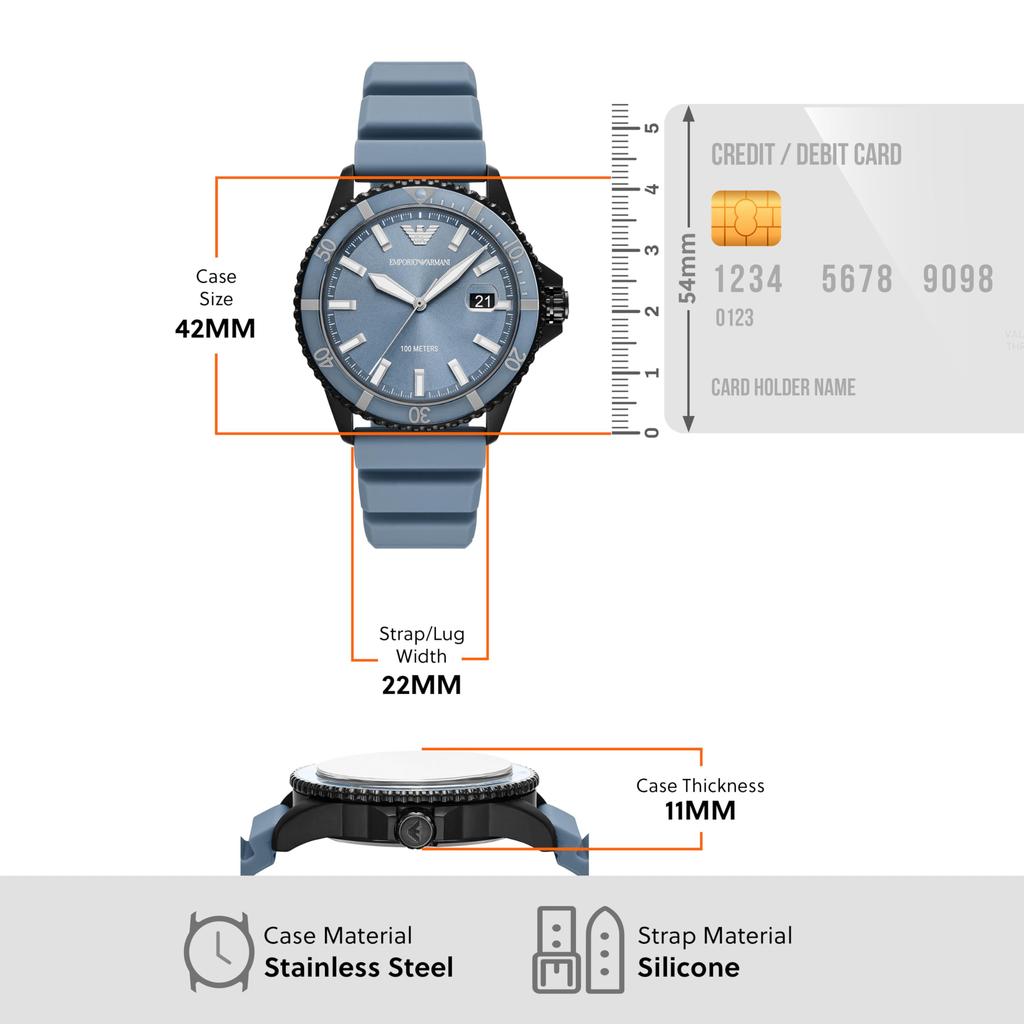 Emporio Armani NA AR11685 Men's Blue Watch