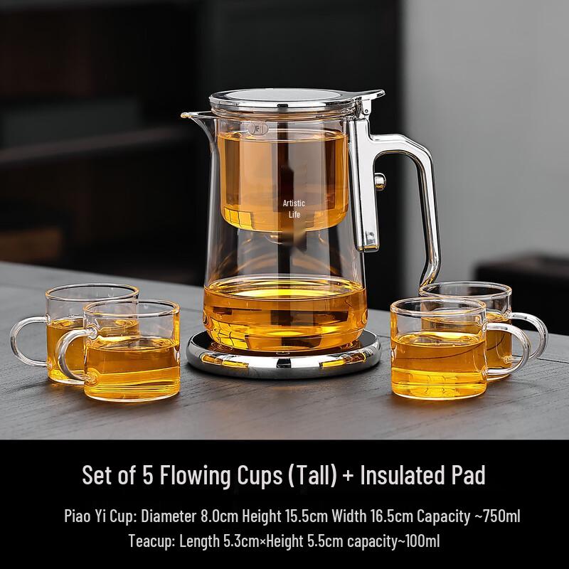 Hantun 800ML Glass Teapot Set