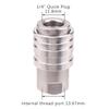 Self-Locking 1/4" Quick Connector Holder With Thread M14 For High Pressure Wash Gun Foam Bottle Accessories