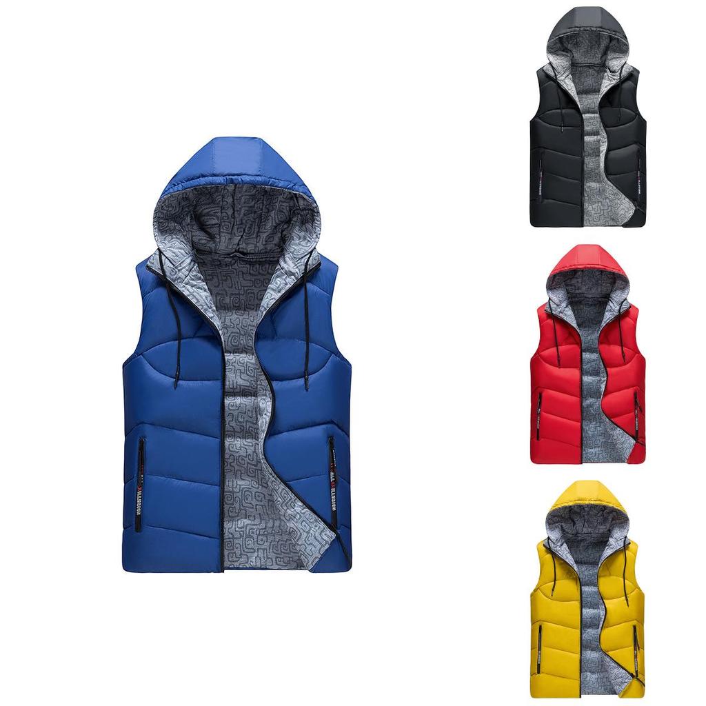 Unisex Wendbare Dicke Ärmellose Jacke Mit Premium-Qualität Für Winterwärme