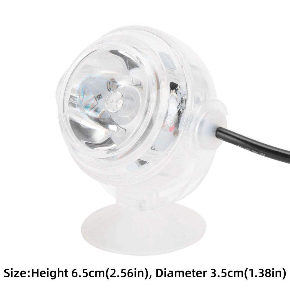 RGB Spotlights Submersible Aquarium Light Waterproof Design Fish Tank Light  Aquarium