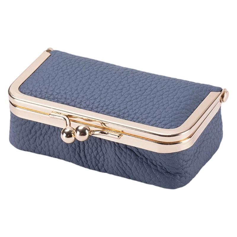 Miniature Leather Jewelry Pouch Travel Organiser For Rings Earrings Necklaces And Lipsticks With Inner Pocket