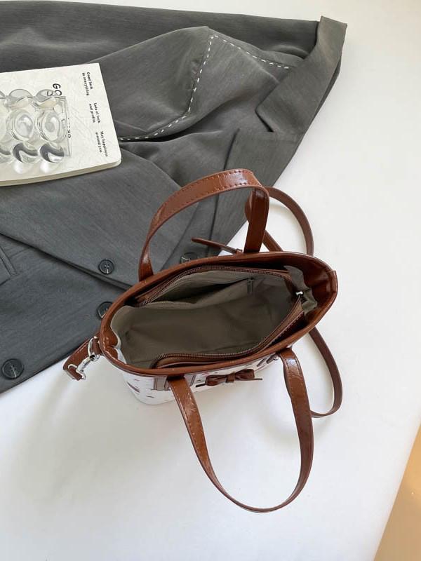 High-End 2025 Light Luxury Handbag: Fashionable, Versatile, Crossbody with Cute Niche Design Print for Women