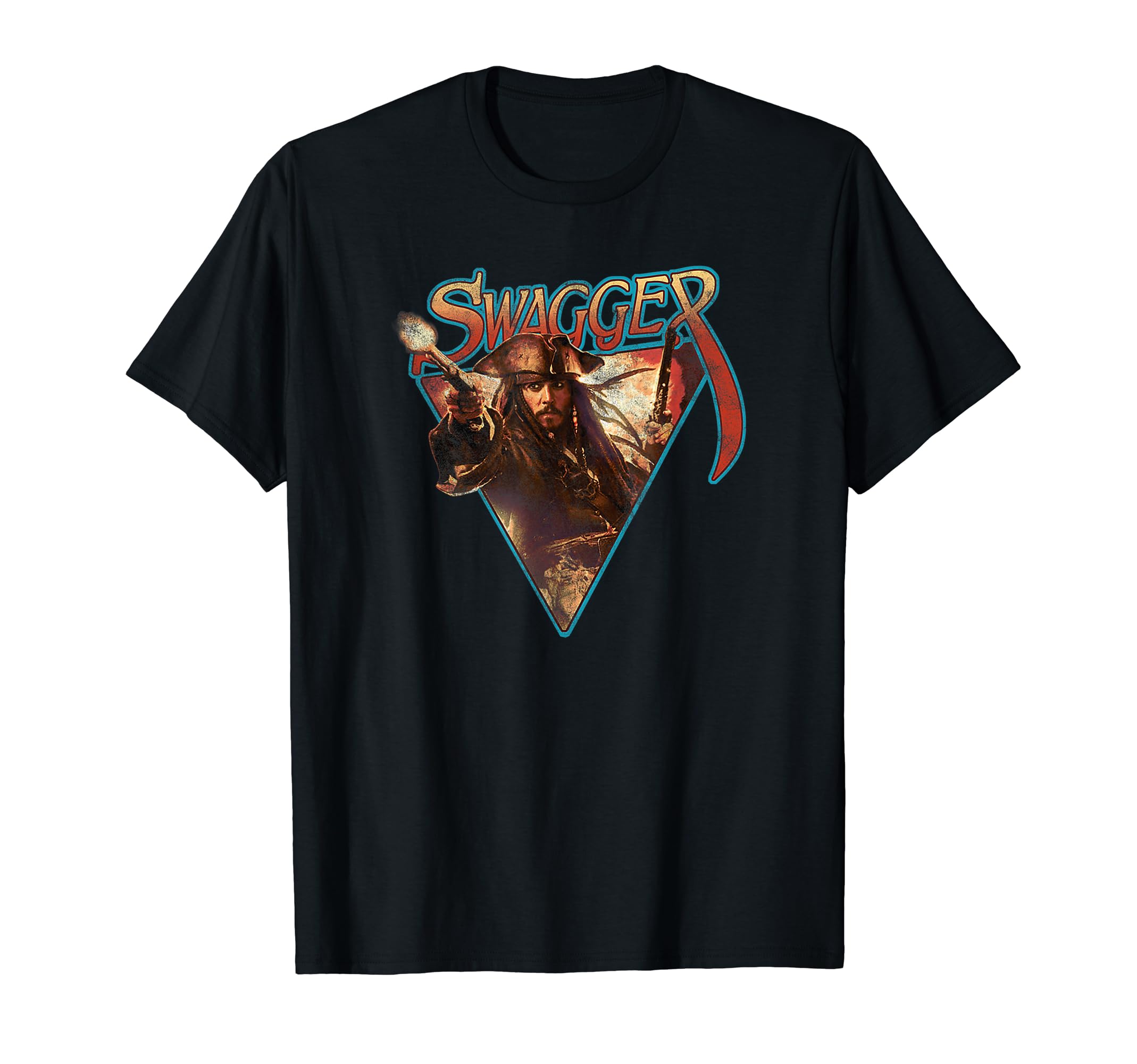 Disney Pirates of the Caribbean Captain Jack Sparrow Swagger T-Shirt