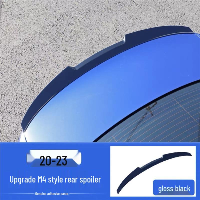 BMW 2023 New 3 Series MP Style Front Lip Bumper, Bright Black