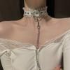 Bell Choker Necklace, Punk Hot Girl Adjustable Black Clavicle Neck Collar Accessory