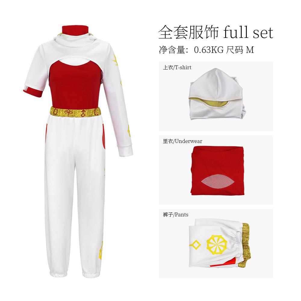 Anime Cheerleader Zombie College 4 Girls Nova College Sports Hooded Top And Bottom Skirt Set Halloween Cosplay Costume For Woman