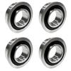 4er-Pack Radbuchsen-zu-Lager-Umrüstsätze für Rasenmäher von FOR Craftsman Für Murray Passt effizient für Modell 532009040