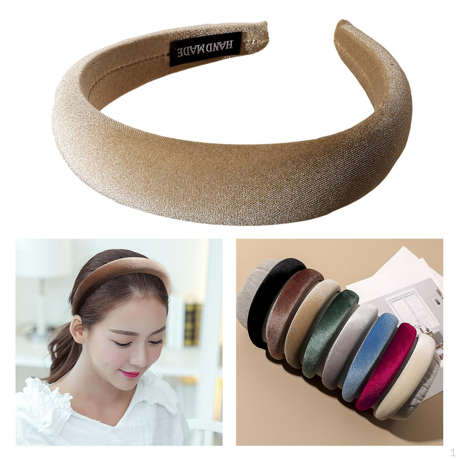 

Classic Sponge Thick Hairbands Headwear for Women хакі