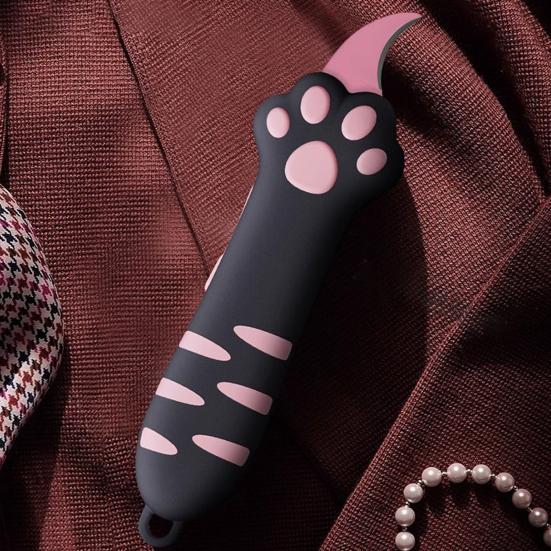 Retractable Cat Paw Utility Steel Blade Multi-purpose Letter Cardboard Portable Travel Cutter with Box Opener Cutting