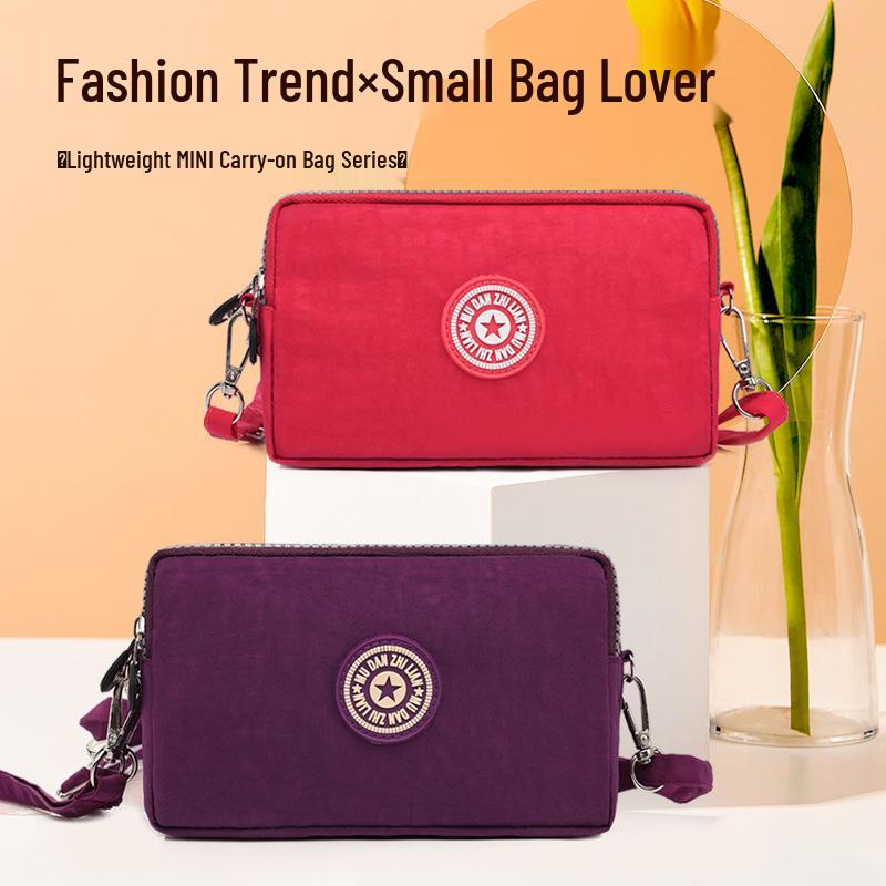 Women's Fashion Canvas Cell Phone Crossbody & Wristlet Handbag