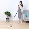 Eyliden Dust Mop with 2 Reusable Washable Pads One Touch Height Adjustable Wet Dry Mop for Floor Push Dust Mop - Replacement, Handle, &