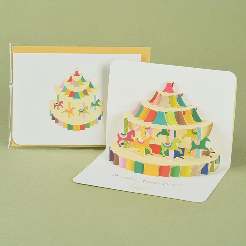 3D Pop Up Cards, 3D Greeting Cards, Handmade 3D Pop Up Holiday Postcards With Envelopes, Happy Birthday Cards For Friend Kids Fathers Mothers