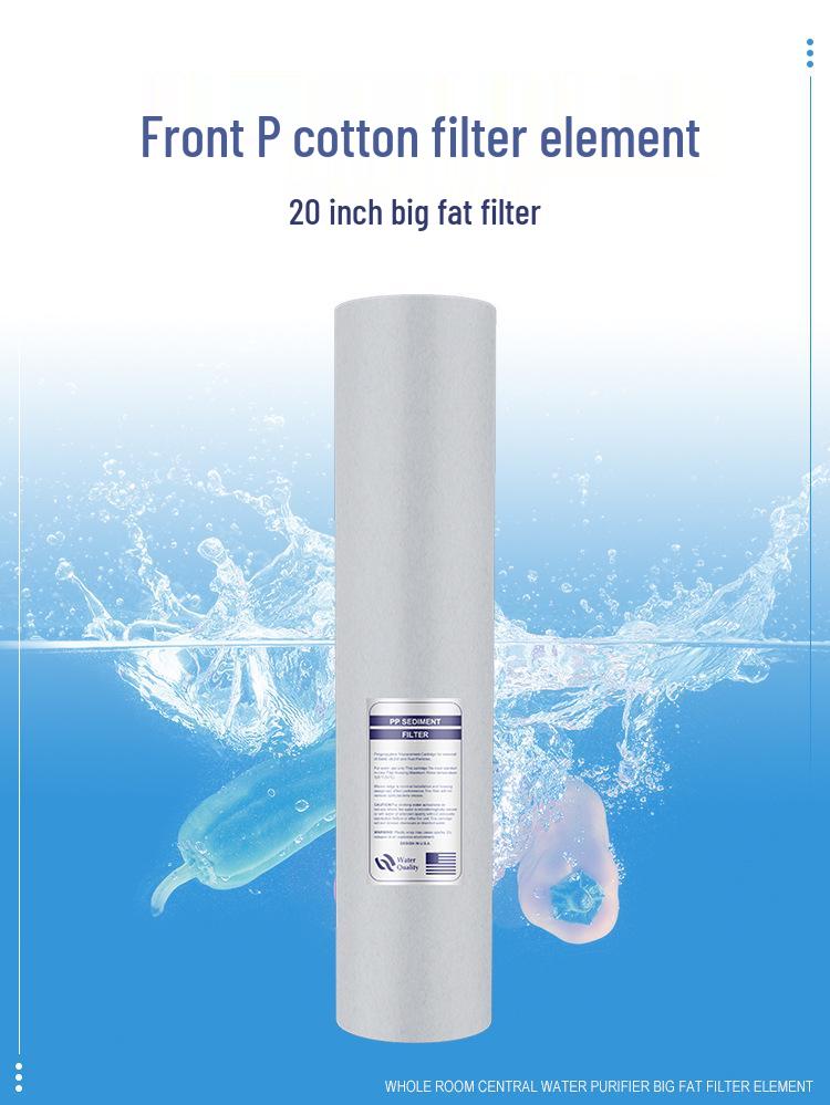 20" Polypropylene PP Cotton Filter Cartridge for Whole House Water Purifier