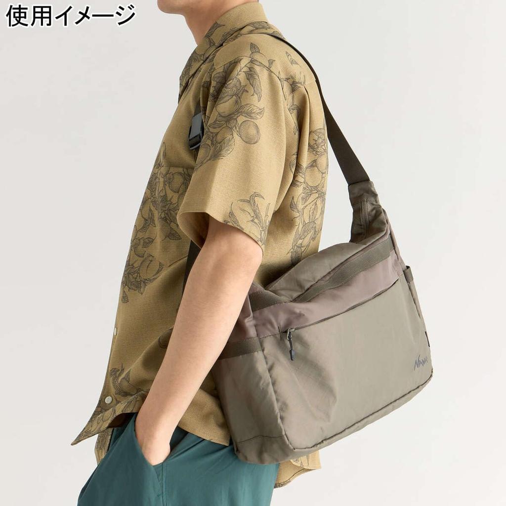 ECOPAK UR Shoulder Bag N25023N303Z BLK Black 13L [NANGA] Approx.
