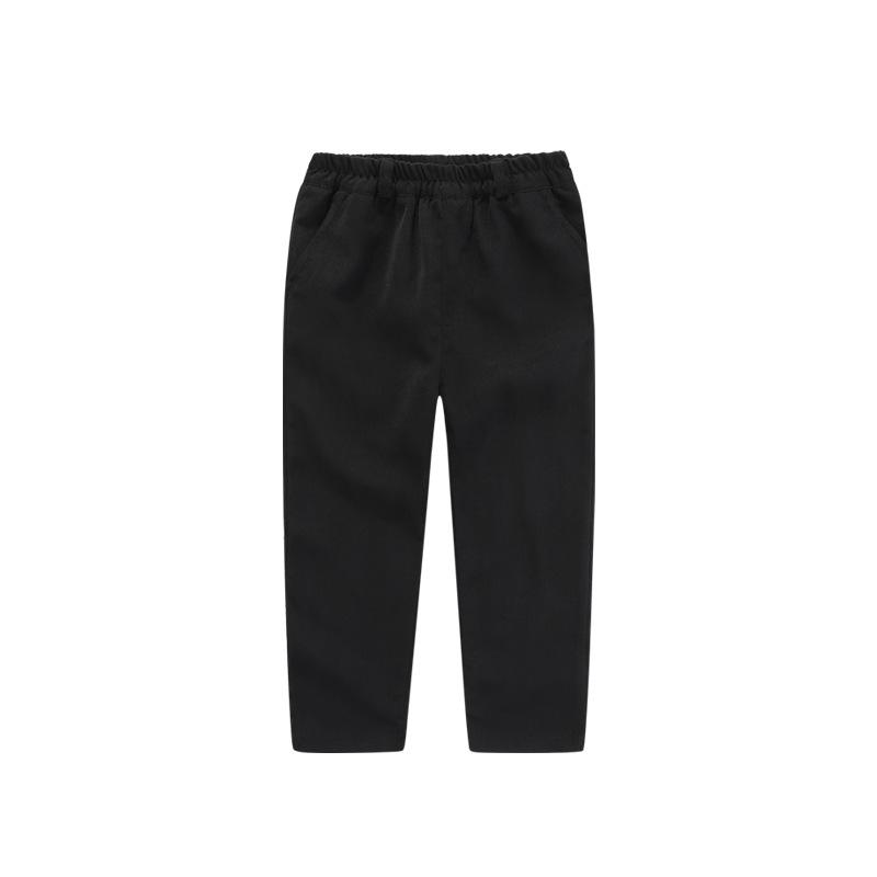 Kids Academy Style Solid Color Formal Suit Long Pants For Boys And Girls