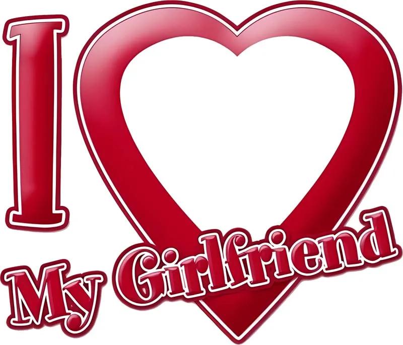 Couple Keychain Valentines Gifts for Boyfriend Girlfriend Custom I Love My Boyfriend Girlfriend Keychains for Him Her 5cm