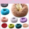Lit moelleux en peluche pour chien chat animal de compagnie tapis confortable avec design léger pour la commodité du voyage
