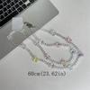 Long Long Crossbody Phone Chain Bow Cellphone Lanyard Kawaii Beads Phone Strap  Phone Accessories
