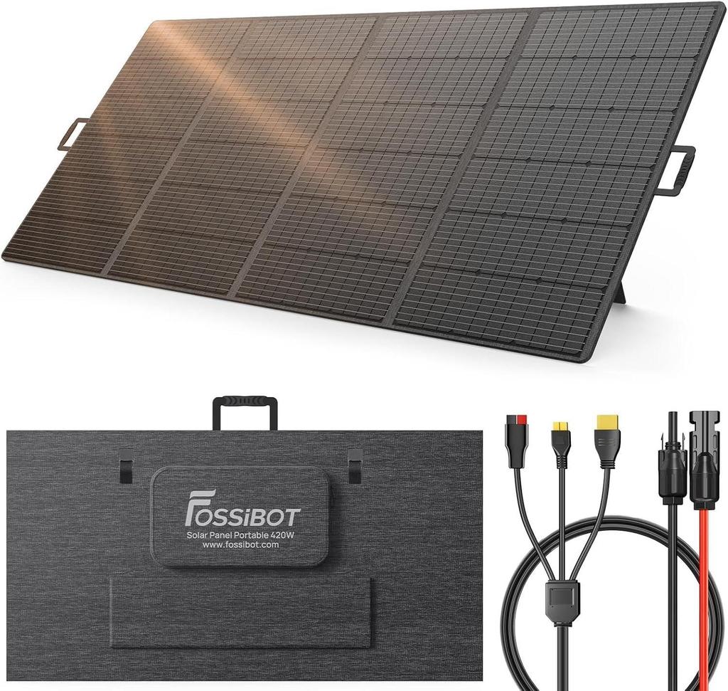 Powerstation portable - FOSSIBOT - F2400 - 2048Wh - 2400W - LiFePO4 avec panneau solaire 420W