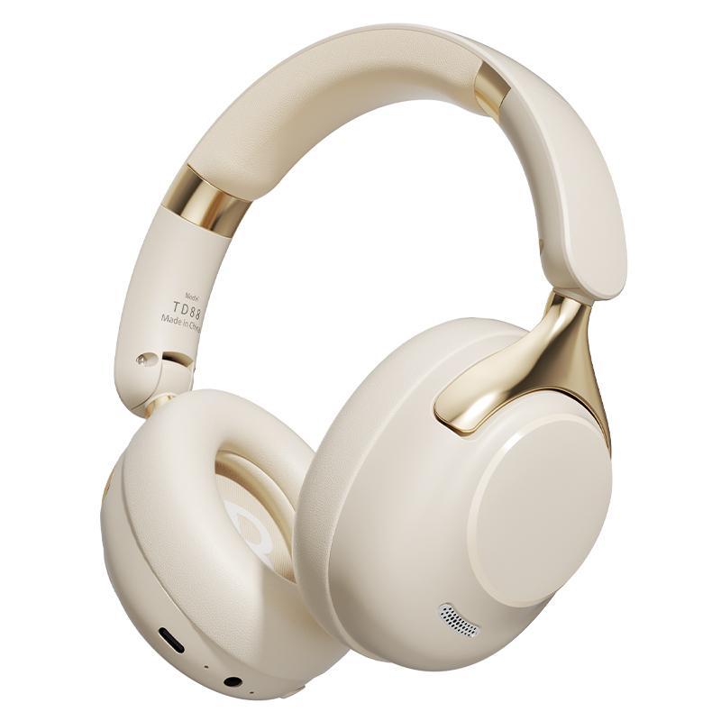 ANC Noise Reduction 100H Play Time Bluetooth Headphones 360° Surround Sound Wireless Headsets Sports Gamer Earphones With HD Mic