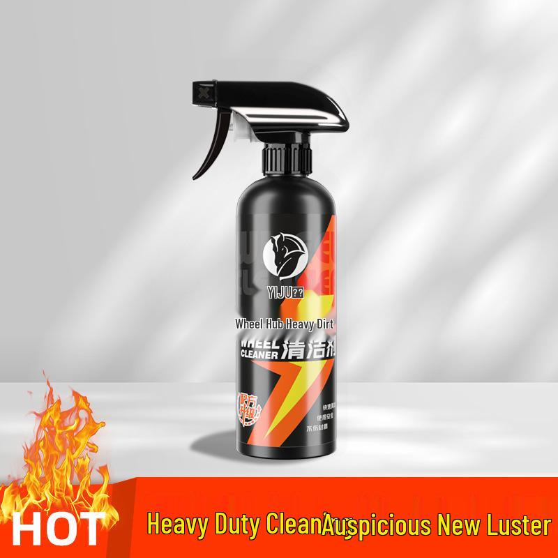 Nettoyant Puissant pour Roues et Jantes - Élimine l'Oxydation, le Fer et la Rouille des Roues en Acier Allié d'Aluminium