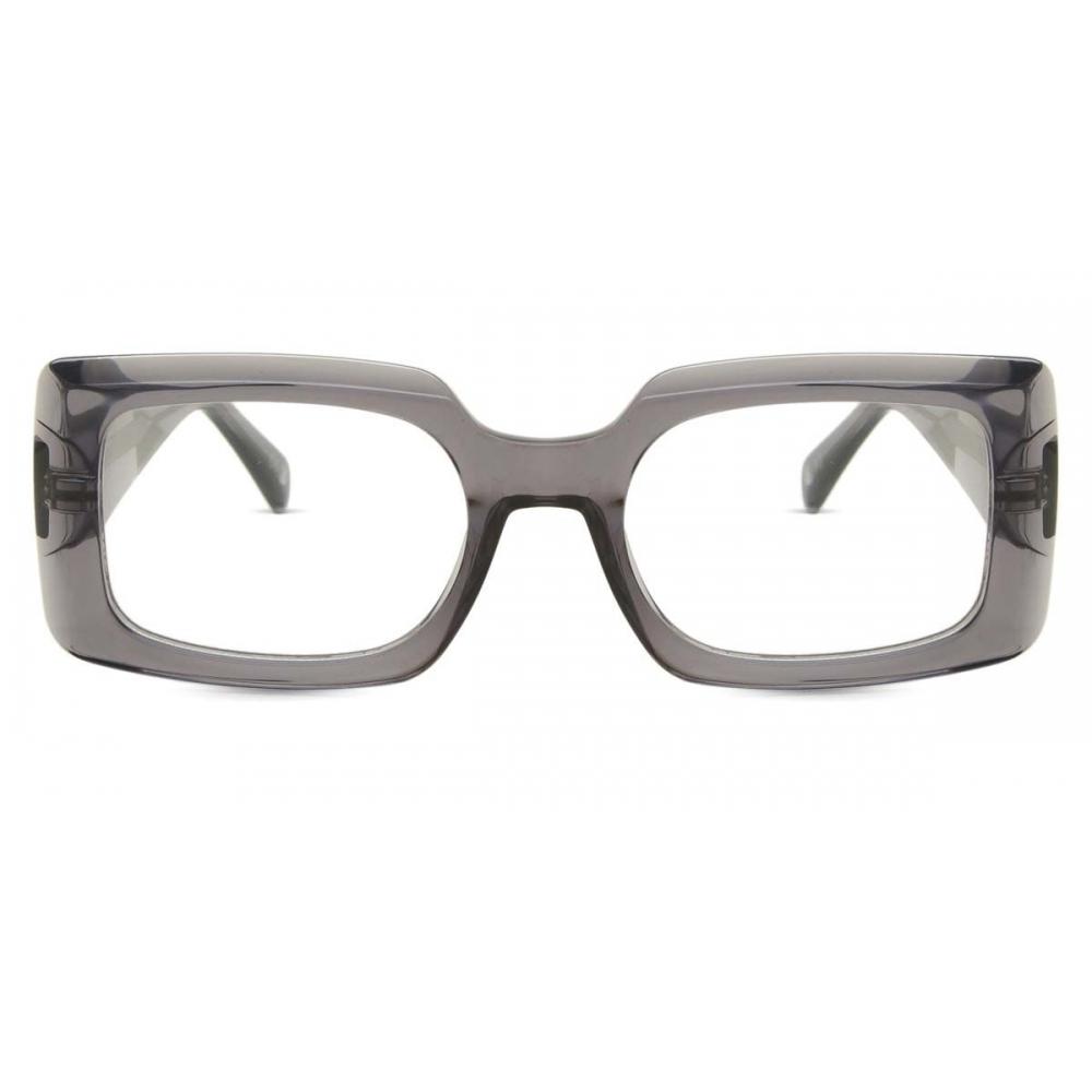 Full Rim Square Transparent Grey Smartbuy Collection Haniel 94760 C4 Fashion Unisex Eyeglasses
