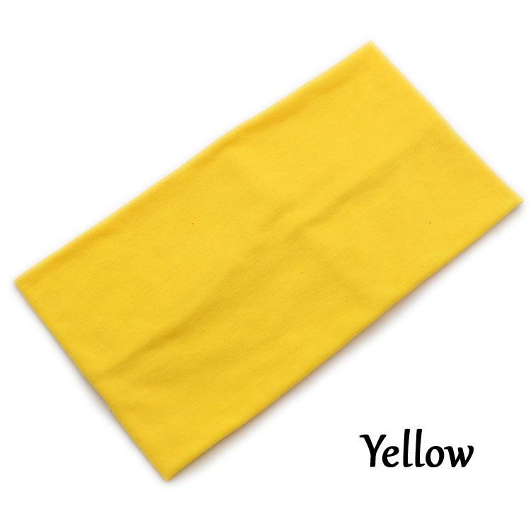 

Широкая женская повязка на голову в корейском стиле конфетного цвета: Весна/Лето 2023 Эластичная Спортивная Повязка для Йоги One Size