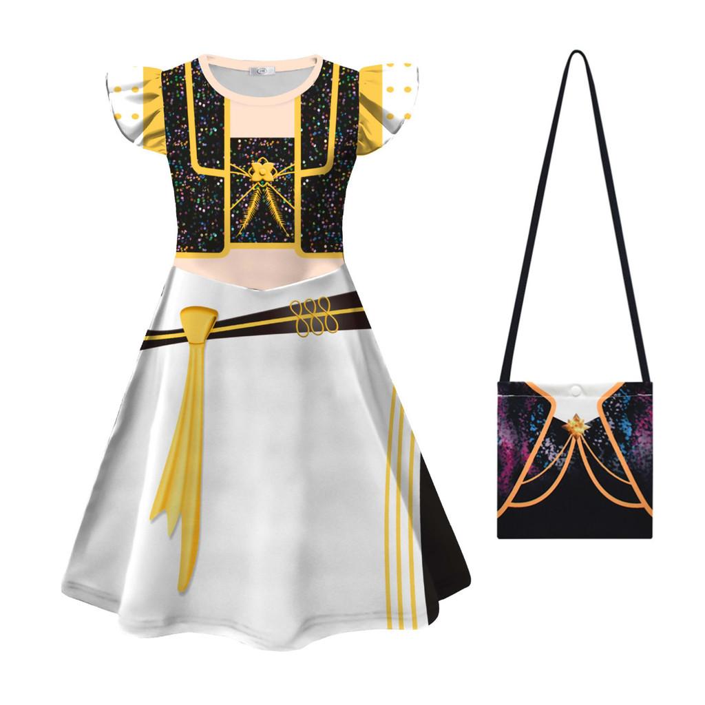 Kpop Demon Hunters Girl Cosplay Costume Dress Halloween Party Stage Performance Style C,120cm