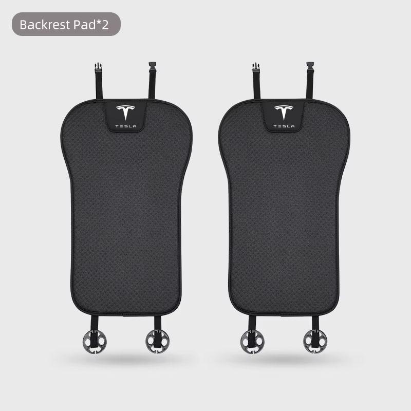 AMJ1 Car Ice Silk Seat Cushion Cover For Tesla Model 3 S X Y Juniper Breathable Comfortable Seat Cushion Pad Car Interior Accessories