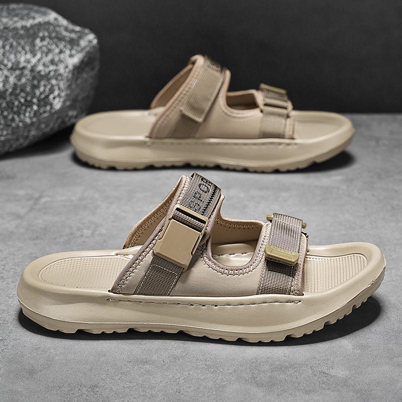 Fashion CYYTL Mens Slippers Summer Casual Shoes Outdoor Beach Sandals Walking Slides Comfort Luxury Designer Leather Lightweight Fashion