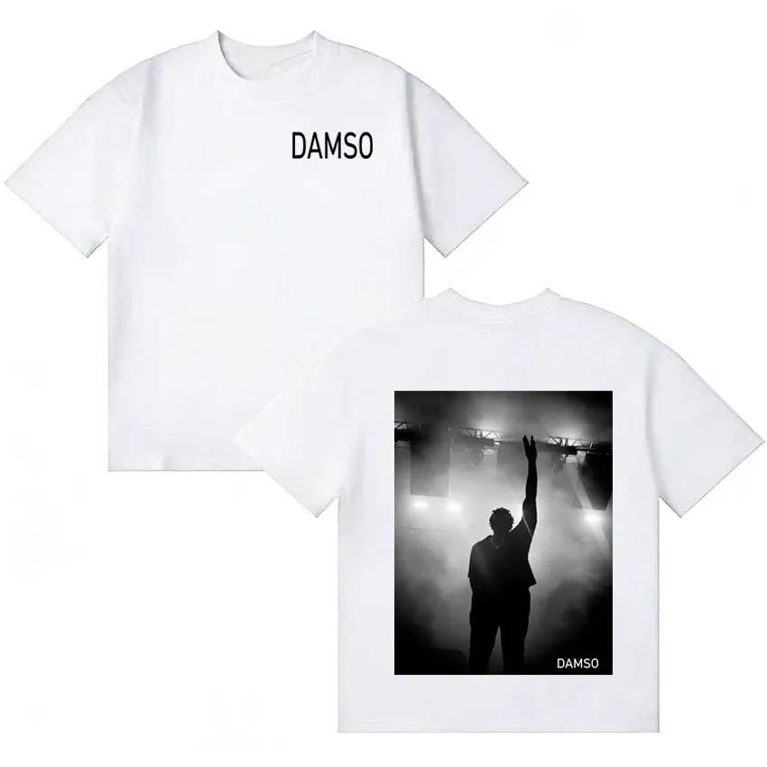 2026 Singer Damso Harajuku Graphics Short Sleeve T Shirt Unisexs Womens HipHop French Rapper High Quality Casual Loose Tshrit Y2K S