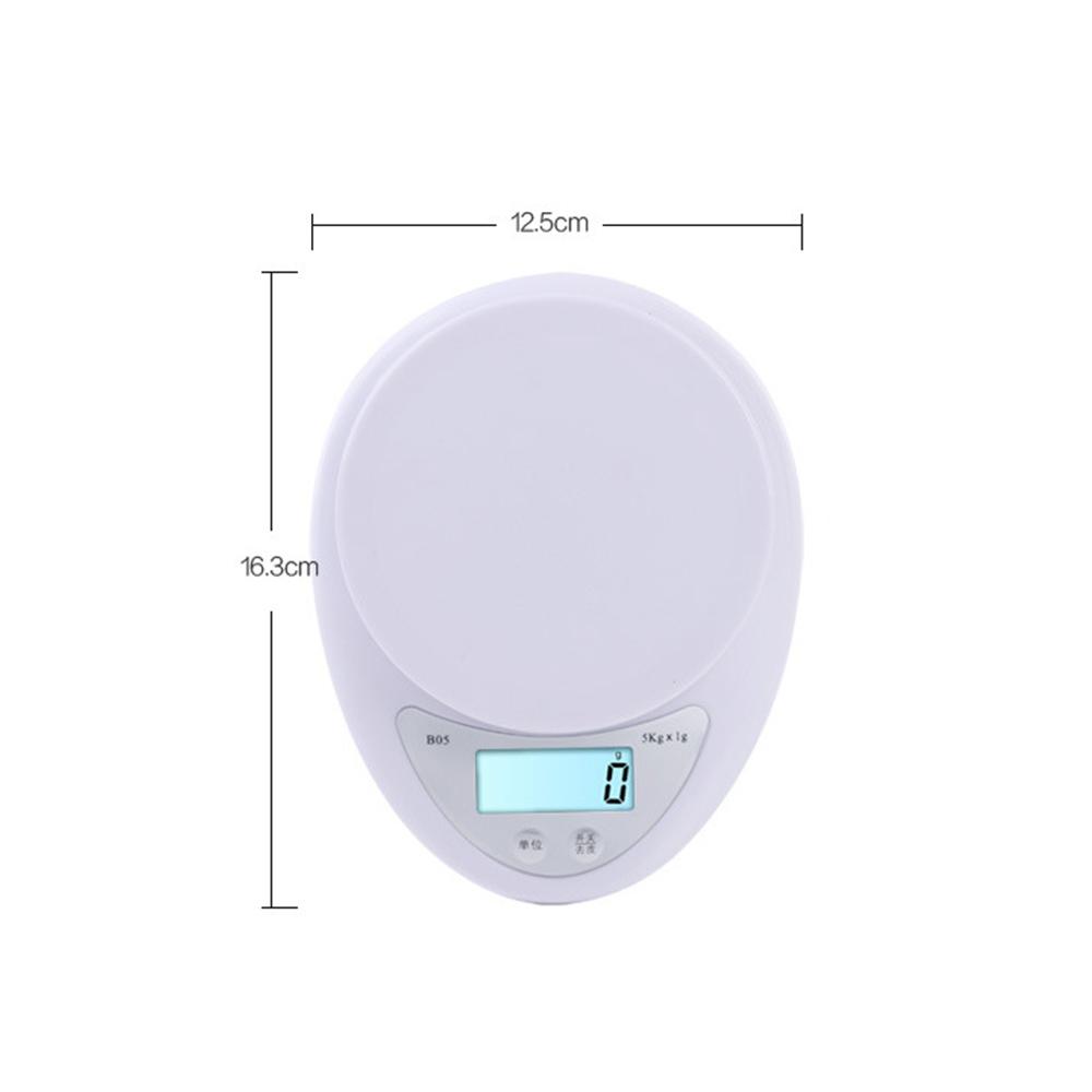 Kitchen Scale 1g/5kg Digital Postal Cooking Food Diet Grams Kitchen Scale OZ LB
