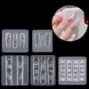 Professionelle Silikonform für 3D-Nagelkunstform Wiederverwendbare Nagelform Dekoration Geeignet für verschiedene Fähigkeitsstufen
