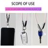 Invisible Fast Charging Cable Lanyard Cord 60W Thick Copper Wire Lightning Port Weaving Key Chain For iPhone Phone Accessaries