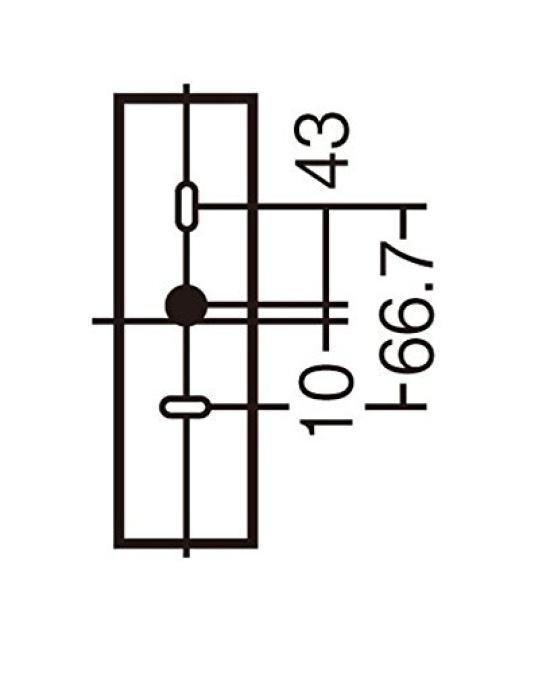 Panasonic LED Porch Light Directly Mounted on the Wall Type 40 Light Bulb Color LGWC80407LE1