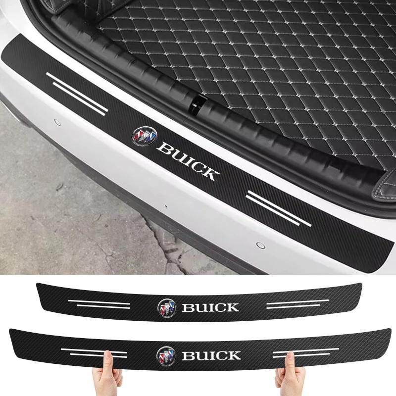 Carbon Fiber Car Rear Bumper Trunk Guard Protected Sticker For Buick Century Excelle XT Envision Excelle GT Encore Envista GL6