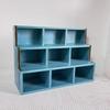 Wall Storage Rack 9 Cubes Display Stand Versatile Cabinet Organizer Open Shelf for