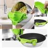 1Pc Adjustable Clip Strainer Pot StrainerOn Strainer For Pots Pans Bowls Kitchen Pot Strainer Vegetable Noodle Water Filter