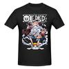 One Piece T Shirts Unisex Short Sleeve Luffy Tshirt Streetwear Casual Graphic Tee Tops 100 Cotton  Loose Oversized Clothes