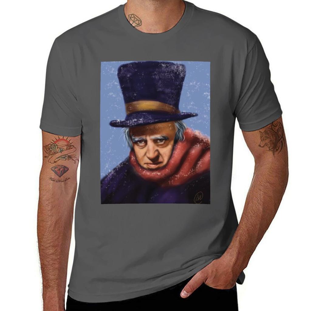 Scrooge A Christmas Carol Tshirt Classic Crew Neck Cotton Tshirt