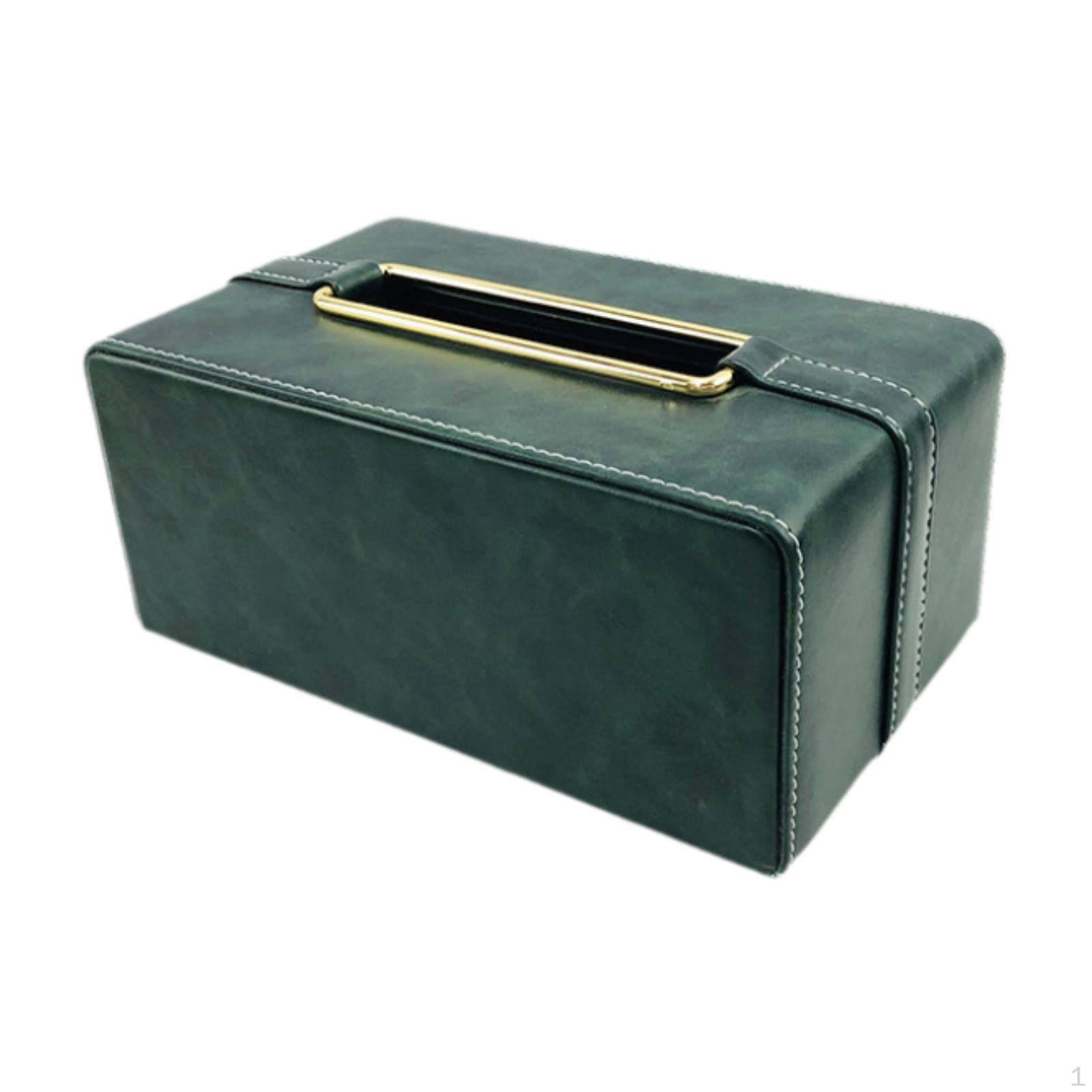 

Car Tissue Holder, Fashion Multi-purpose Facial Napkin Paper Box for Living зелёный