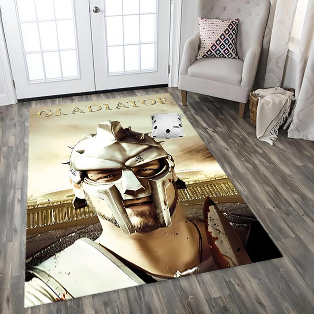 Gladiator Epic Journey Teppich für Wohnzimmer, Schlafzimmer, Heimdekoration und als Geschenke.