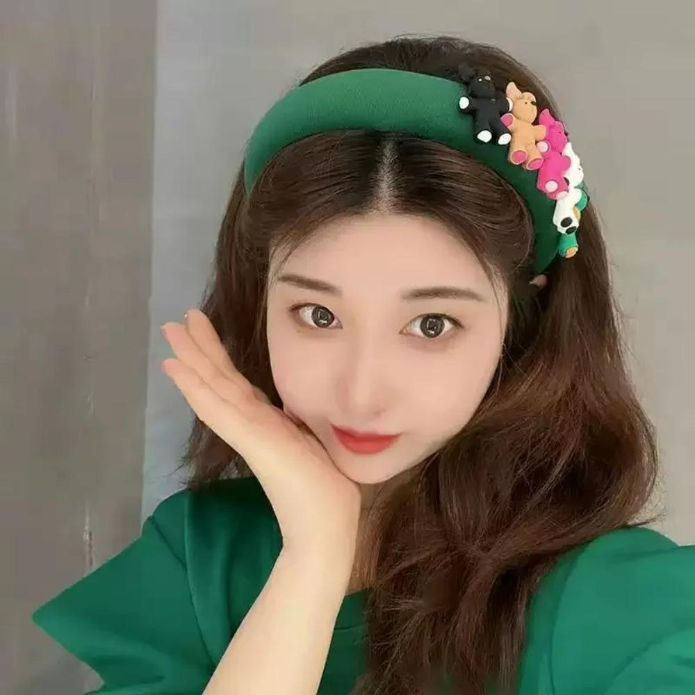 Sweet Headband Fashion Large Flower Hair Hoop Cute Rabbit Headbands for Hair Styling Girls Hair Accessories Party Holiday Gifts