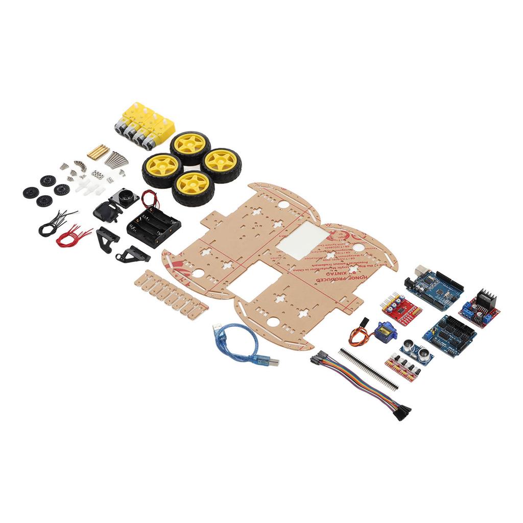 Smart Robot Car Chassis Kit Tracking Motor Robot Smart Car Platform for 4WD DIY