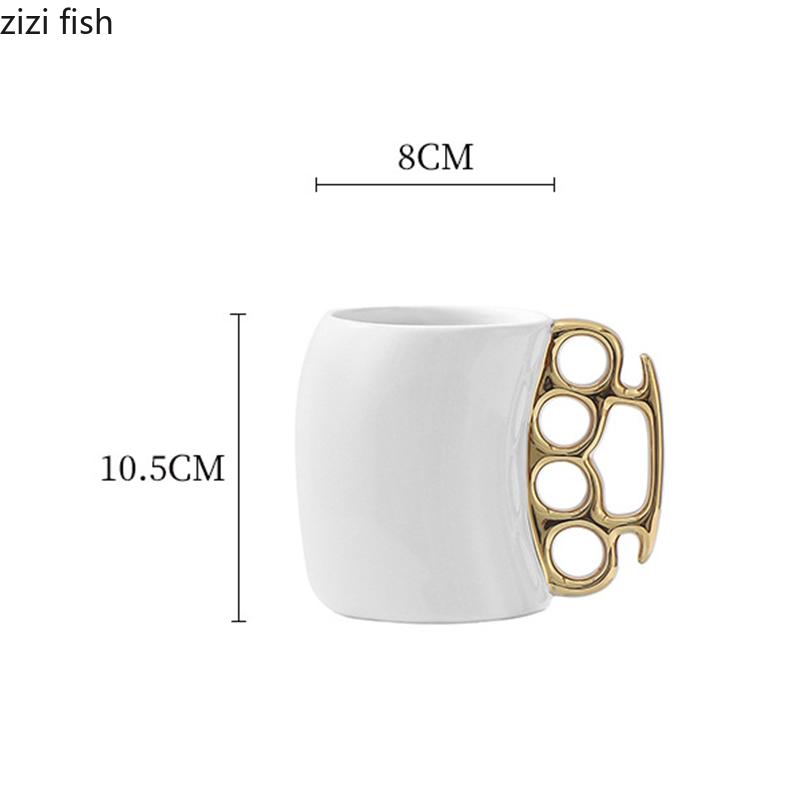 Creative Ring Ceramic Mug Irregular Water Cup Coffee Mug Oat Breakfast Cups Afternoon Tea Cup Milk Mug Milk Tea Cups Tea Mugs