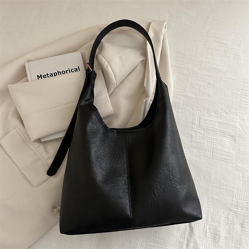 Bag Ladies 2025 New High Value Retro Shoulder Bag Summer Bucket Tote Bag